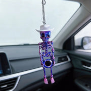 3D-Printed Skull Skeleton Hanging Car Ornament