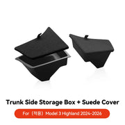 Trunk Side Storage Organizer for Tesla Model 3 Highland 2024-2025