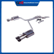 304 Stainless Steel Valved Cat-Back Exhaust System for Audi A7 2012-2014