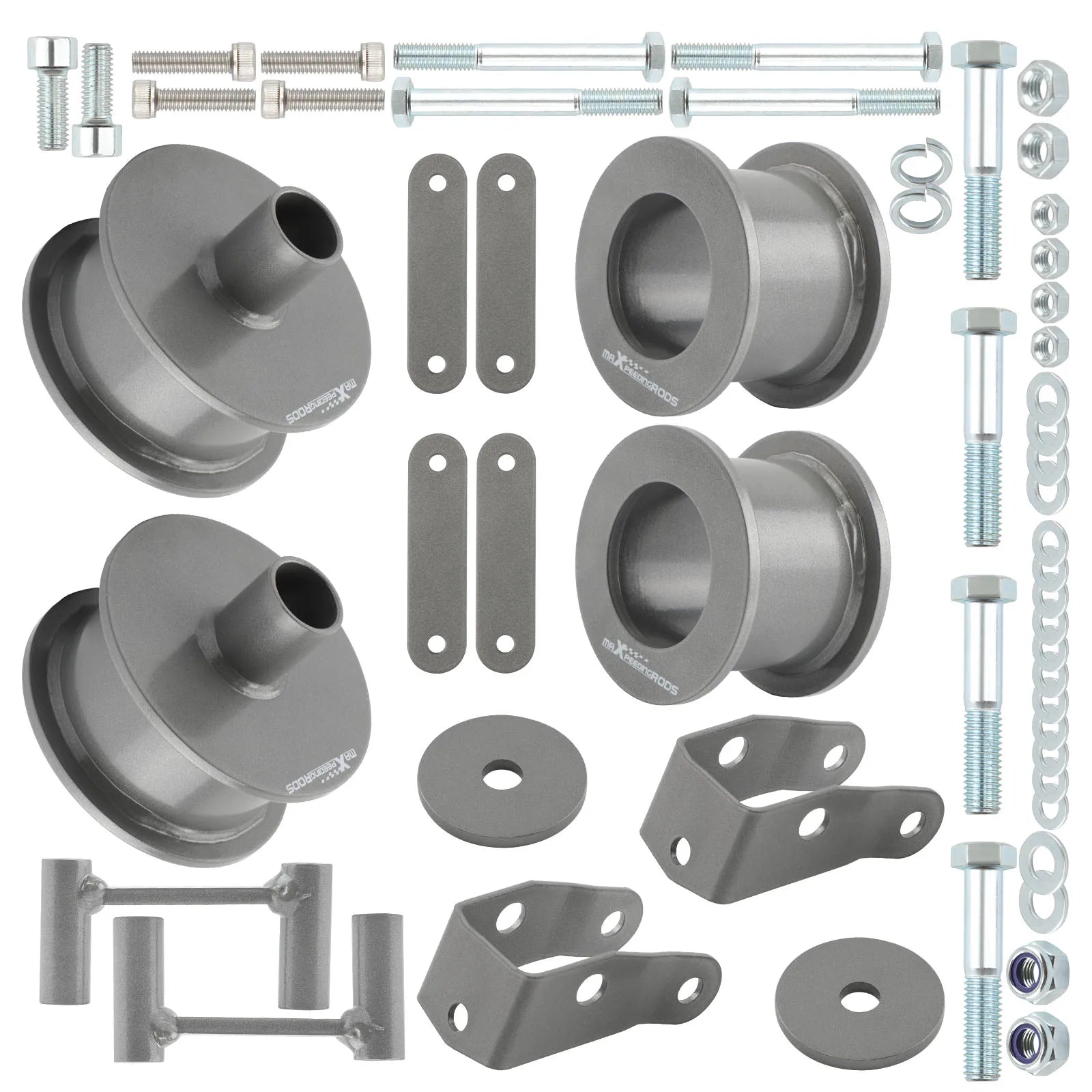 Front & Rear Leveling Lift Kit for Jeep Wrangler JK 2007-2018