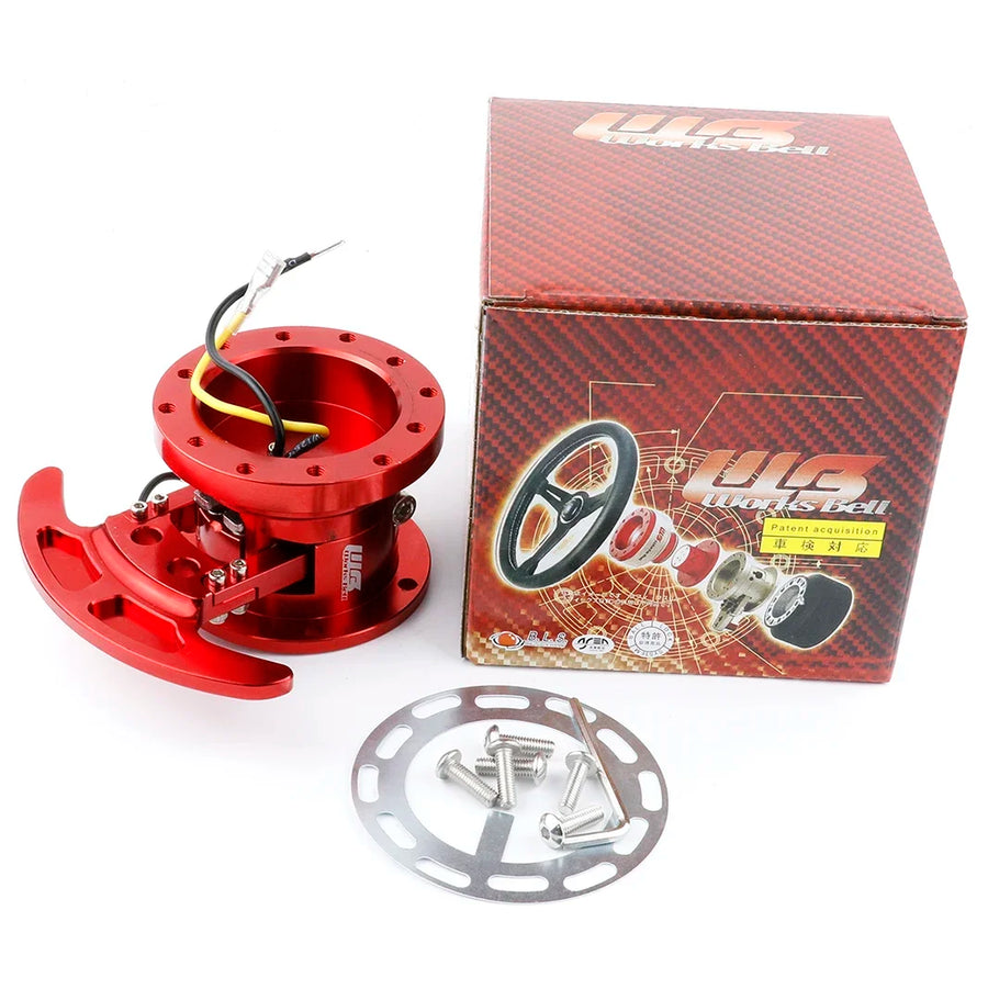 Works Bell GTC 90° Quick-Release Steering Wheel Hub Adapter
