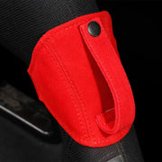 Suede-look Bucket Seat Belt Guide and Protector