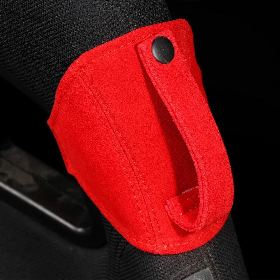 Suede-look Bucket Seat Belt Guide and Protector