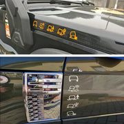 Off-Road Terrain Icon Reflective SUV Decal