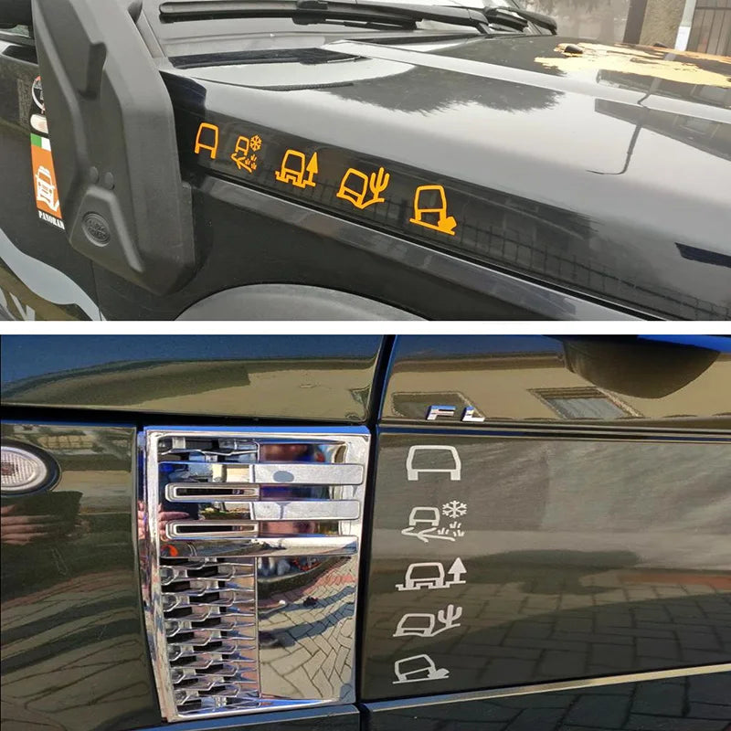 Off-Road Terrain Icon Reflective SUV Decal