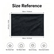 40 x 50 cm Microfiber Car Cleaning Towels - Multi-Pack