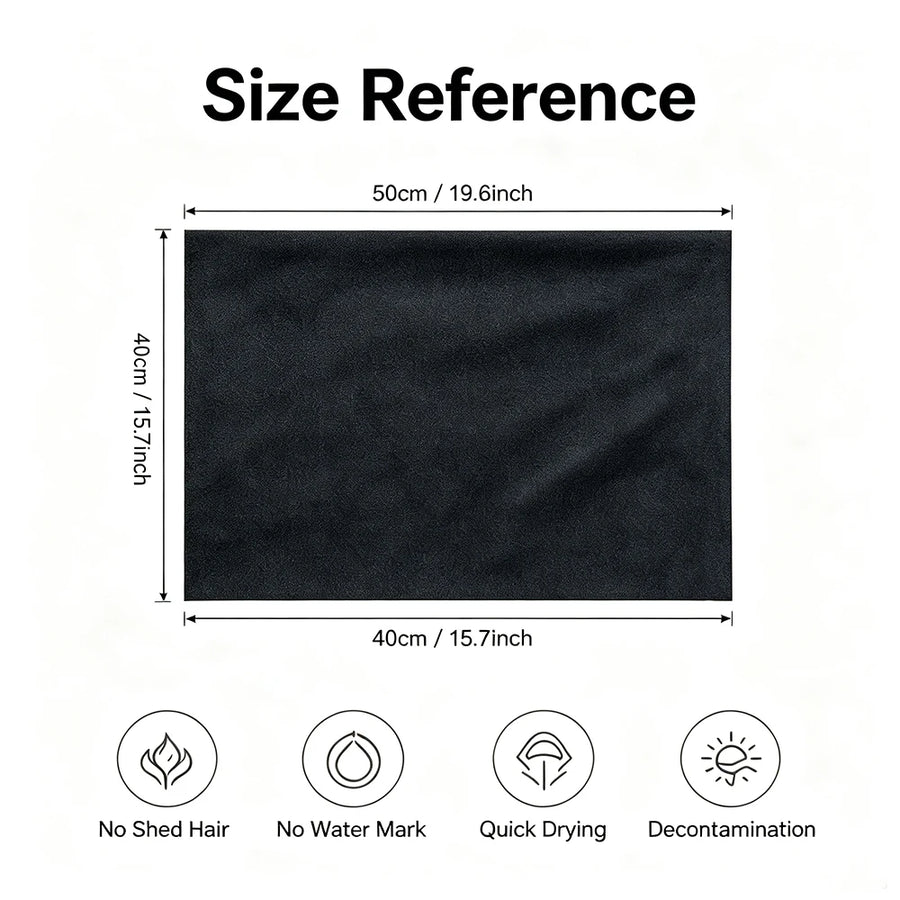 40 x 50 cm Microfiber Car Cleaning Towels - Multi-Pack