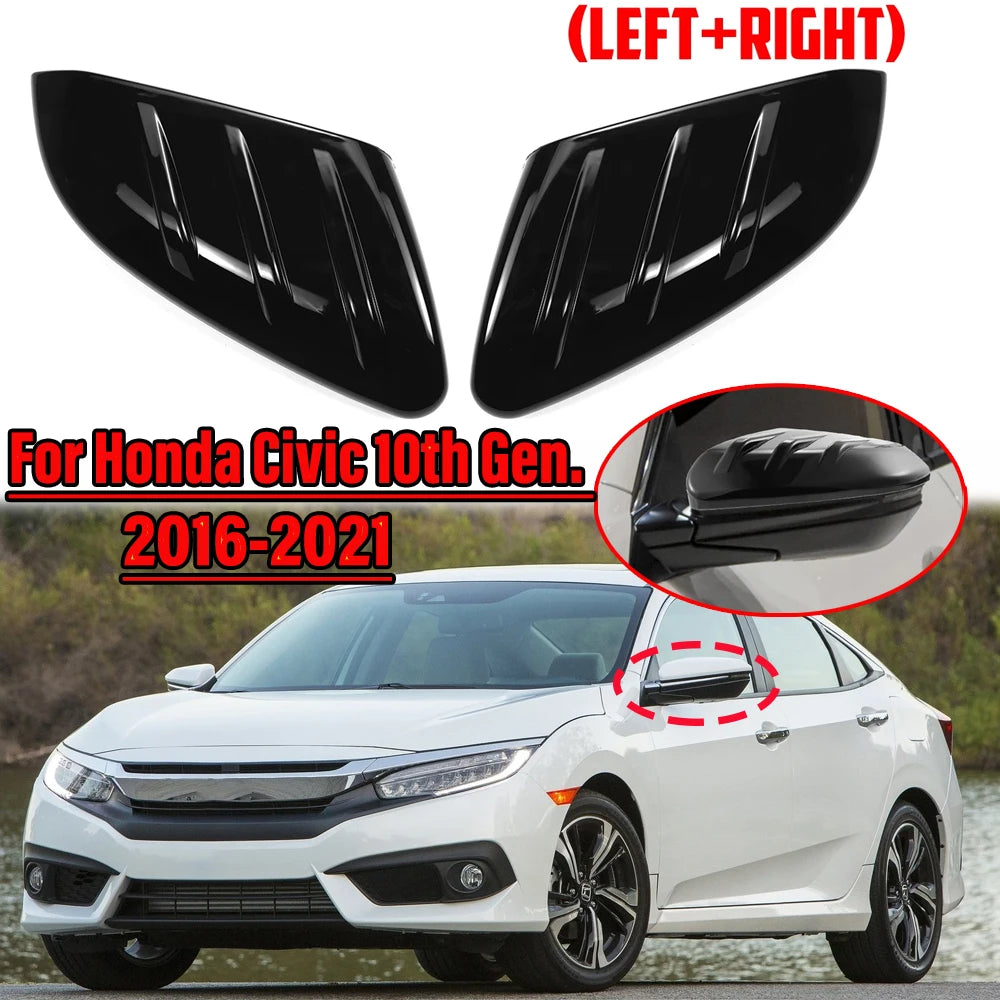 Mirror Cap Overlays for 2016–2021 Honda Civic – Pair