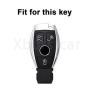 Leather TPU Car Key Case Cover for Mercedes-Benz