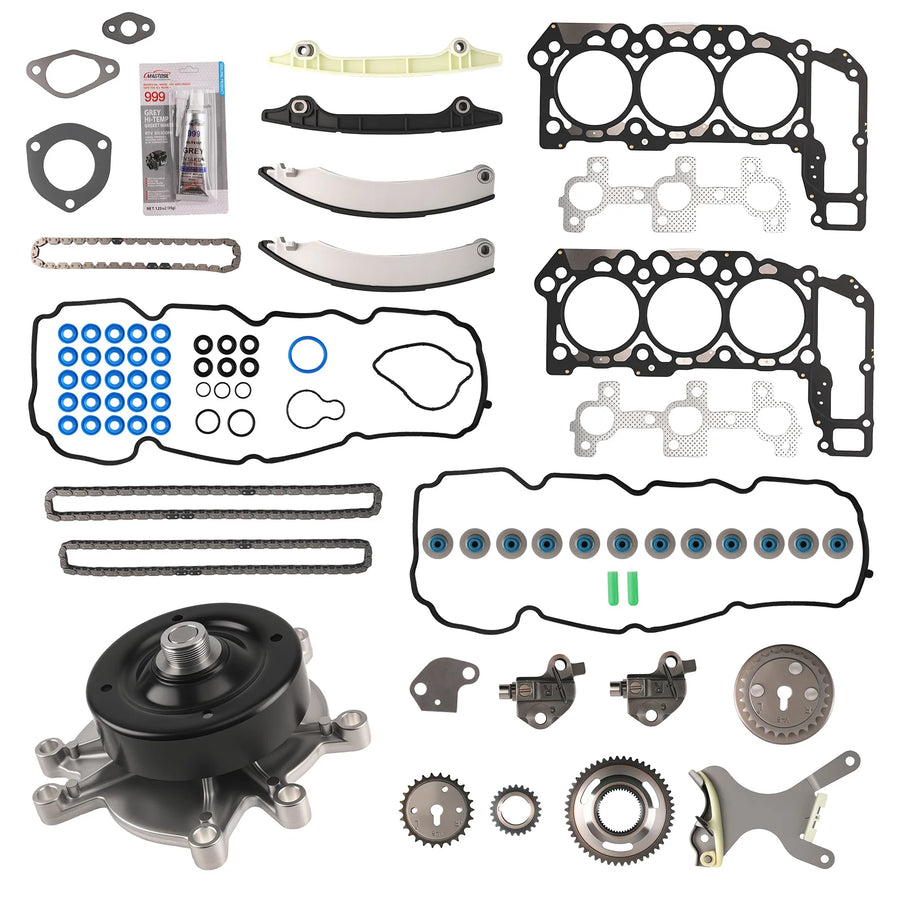 3.7L Timing Chain, Water Pump and Gasket Kit for Jeep Commander