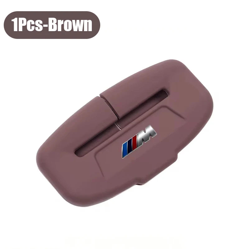 1/2-Piece Silicone Car Seat Belt Buckle Protective Cover Decorative for BMW E90 G80 M3 G30 M5 F82