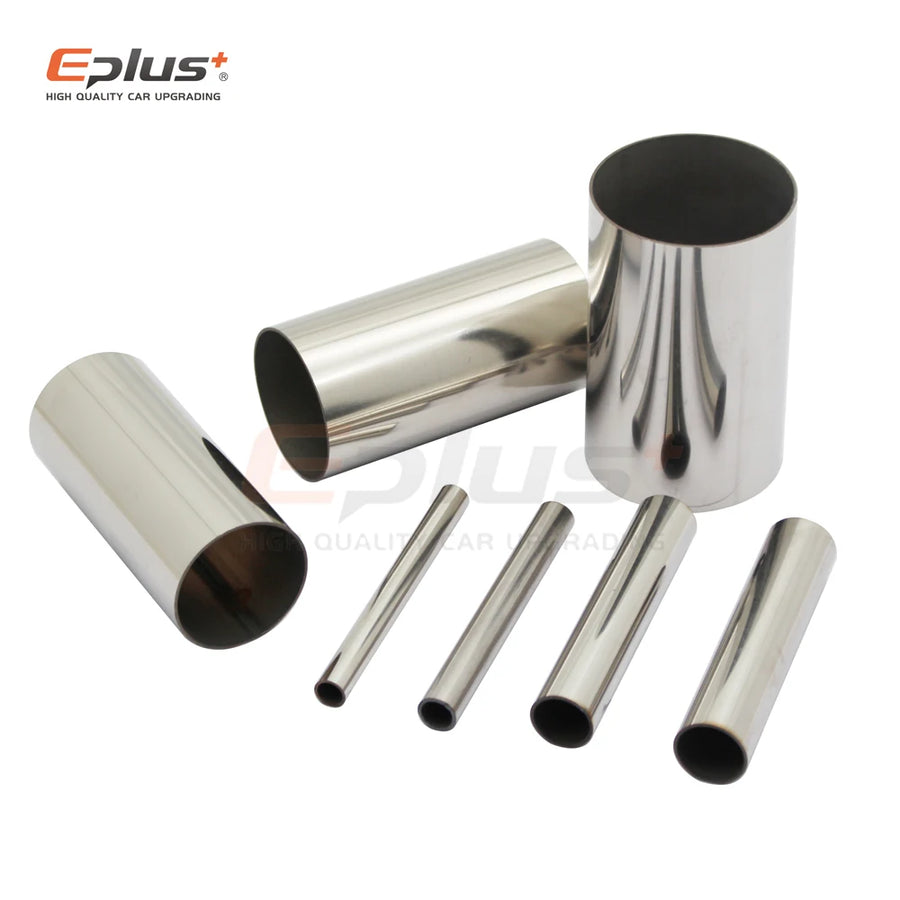 Universal 304 Stainless Steel Straight Exhaust Tubing, 500mm