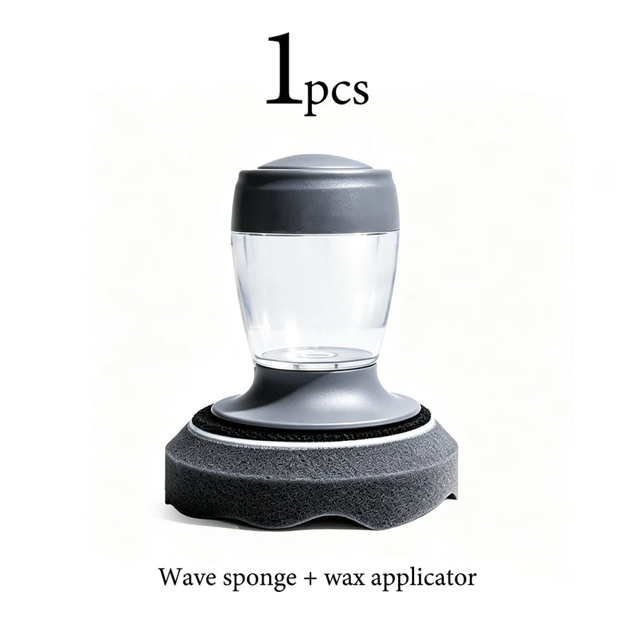 Tire Dressing Applicator Sponge with Liquid Reservoir