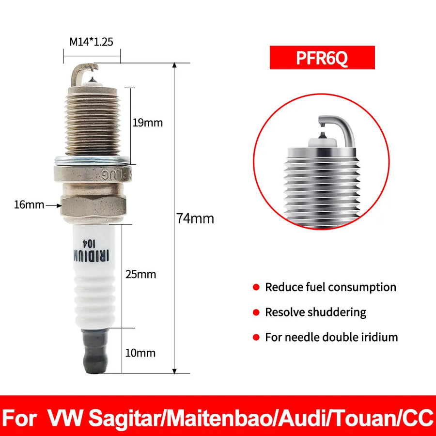 Iridium Spark Plug 063aa for Mercedes-Benz & Mercedes-Benz & Audi Models
