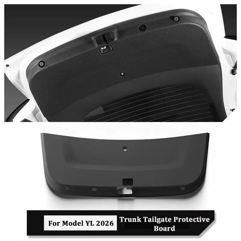 TPE All-Weather Floor Mats and Cargo Liner Set for Tesla Model YL Six Seat