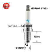 Ngk Iridium Spark Plug for Volkswagen