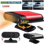12V/24V Portable Car Heater & Defroster Fan