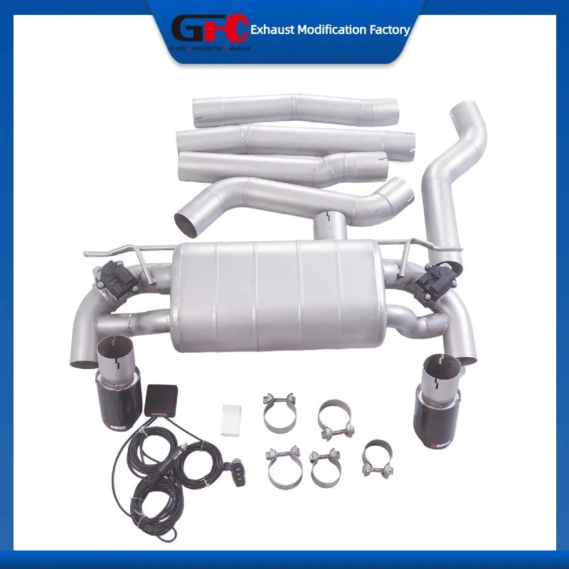 Stainless Steel Valved Cat-Back Exhaust System for BMW 2 Series 2013-2020