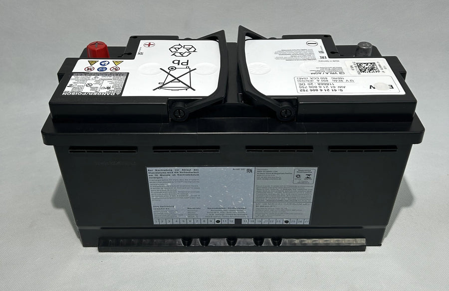 Genuine BMW 90 Ah AGM Battery – Part Number 61216924023