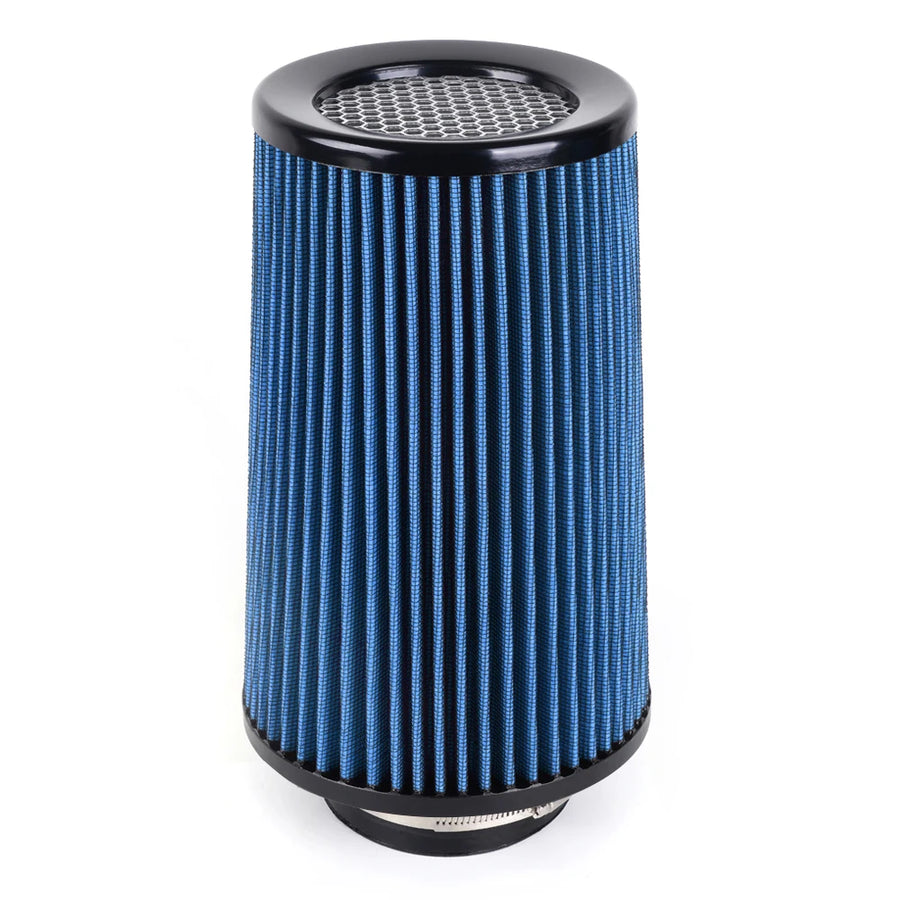 Intake Air Filter for-76mm 3" Race Car High Flow Cold Air Intake Air Filter 10.6" Tall Universal Conical Washable Air Filters