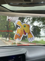 Cute Digimon Agumon Hanging Car Air Freshener