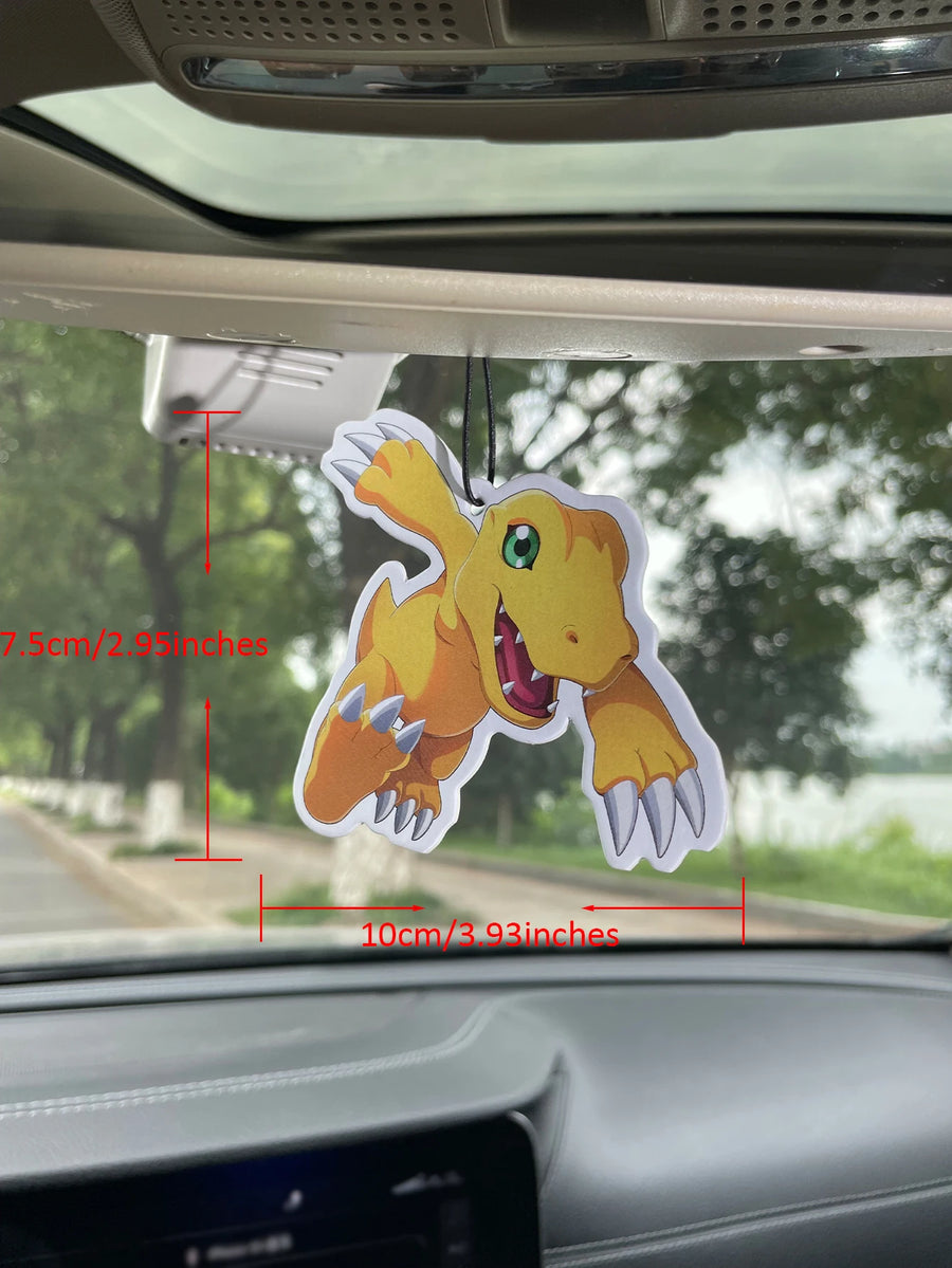 Cute Digimon Agumon Hanging Car Air Freshener