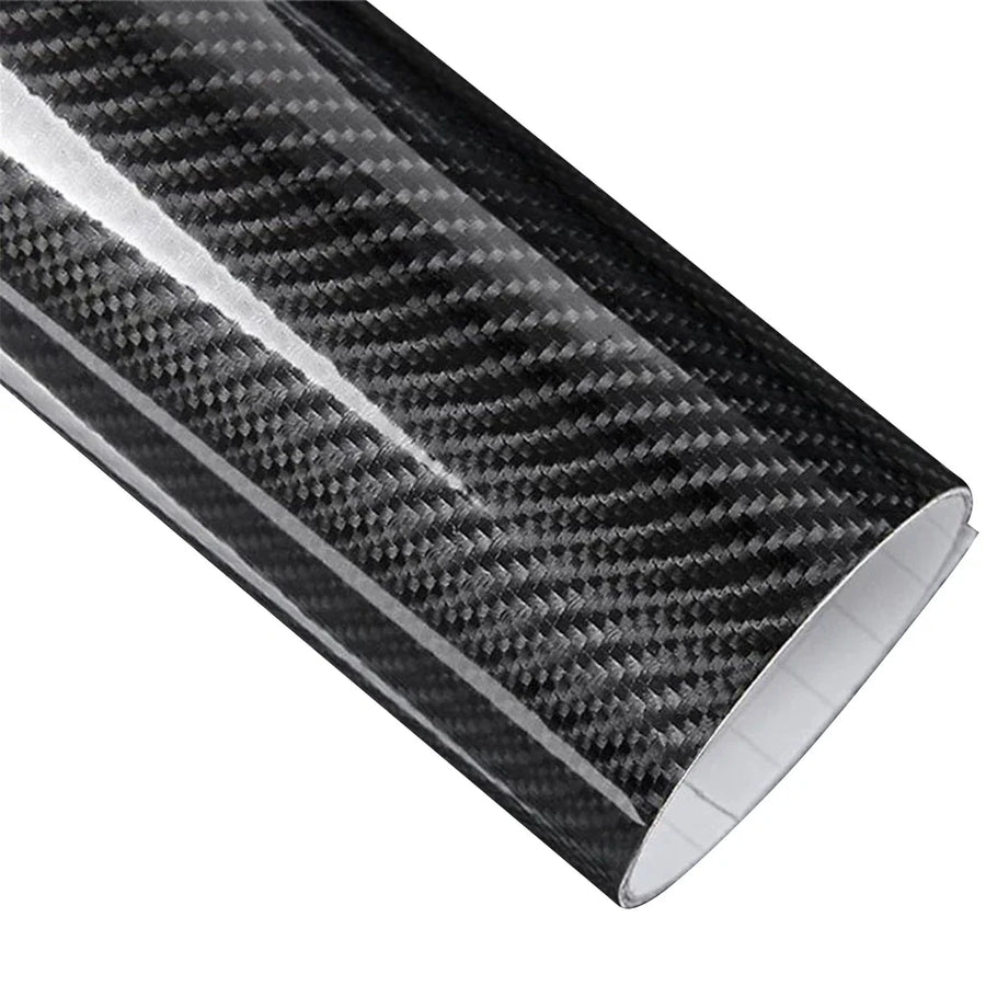 Carbon-Fiber-Look Vinyl Wrap – 2D to 6D Finishes