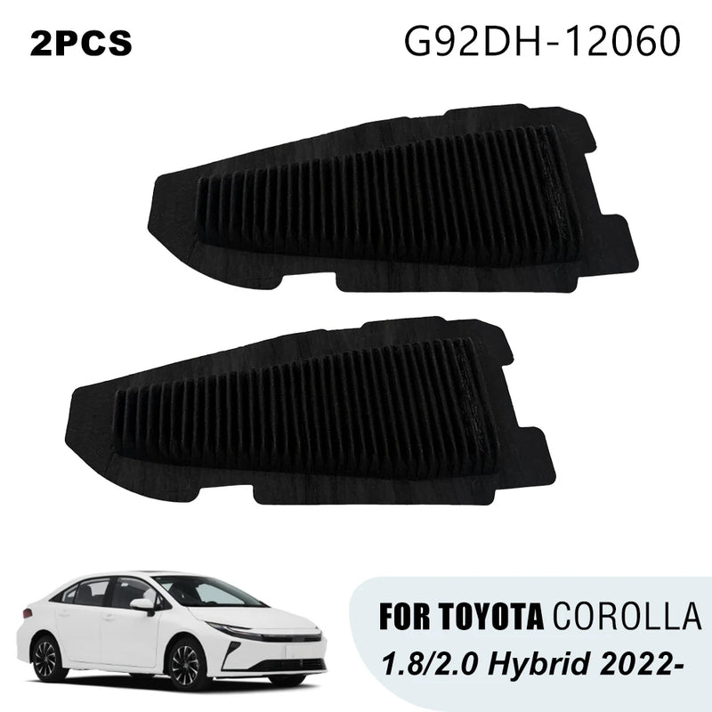 2-Piece Hybrid Battery Cooling Air Filter Set for Toyota Corolla, Levin and C-HR