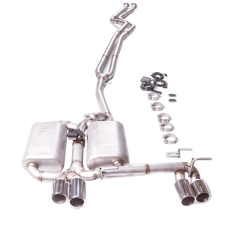 304 Stainless Steel Catback Exhaust System for BMW 3 Series E46 3.0L