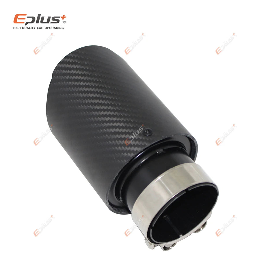 Universal Carbon-Fiber & Stainless Steel Exhaust Tip