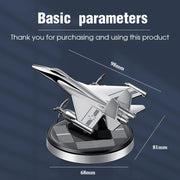 Solar-Powered Rotating Fighter-propeller Car Aroma Diffuser