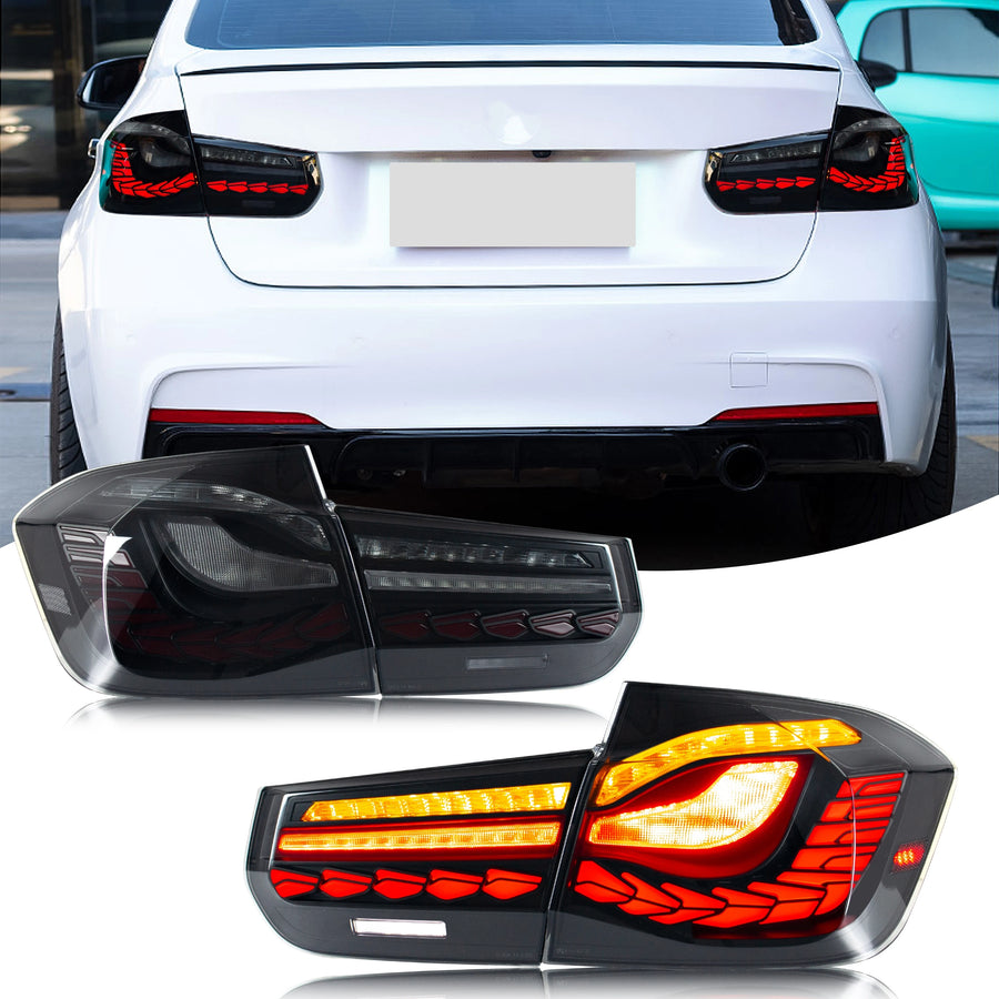 BMW F30/F80 GTS-Style Sequential LED Tail Light Pair – 2013–2018