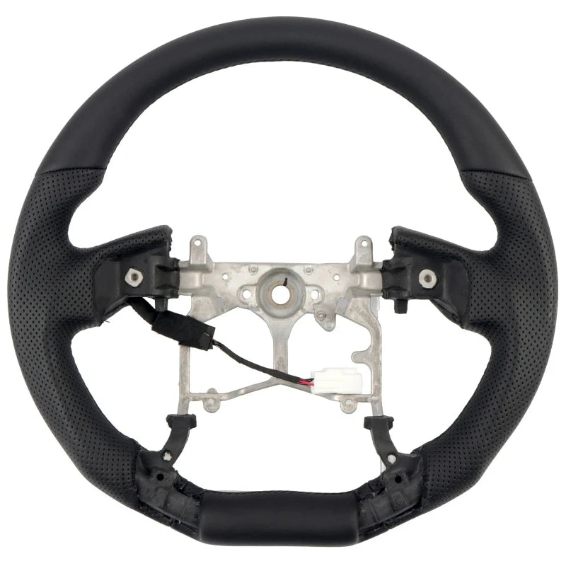 Toyota Tundra Flat-Bottom Perforated PU Steering Wheel – 2014–2022
