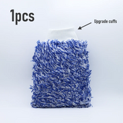 Dual-Sided Microfiber Car Wash Mitts - Color Options