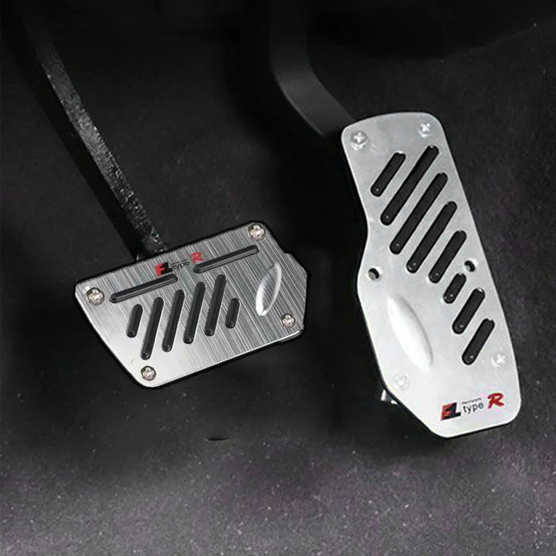Non-Slip Aluminum Manual Pedal Cover Set – 2/3-Piece