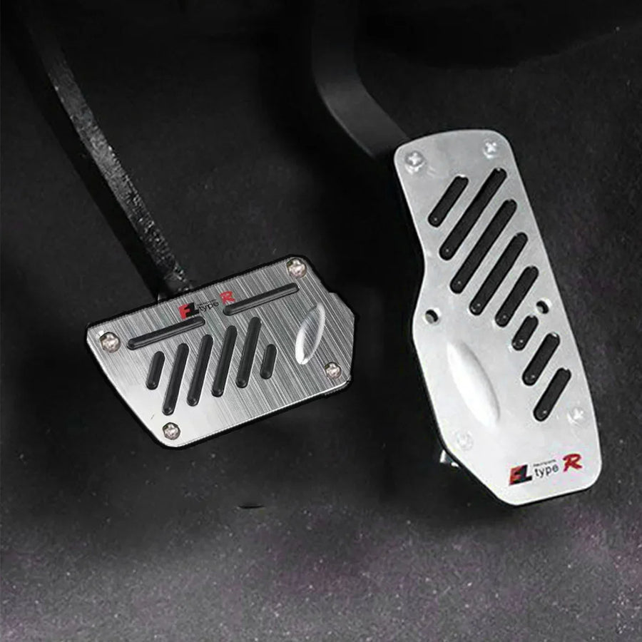 Non-Slip Aluminum Manual Pedal Cover Set – 2/3-Piece