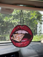 Lips/Sea Breeze Fresh Scent Car Air Freshener