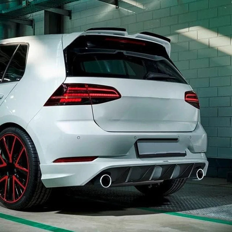 Gloss Black Rear Roof Spoiler for 2012 Volkswagen Golf/Polo
