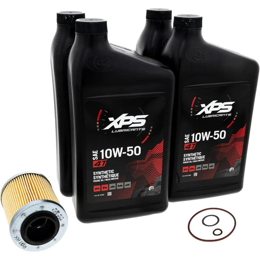 Can-Am XPS 4T 10W-50 Oil Change Kit for Rotax 900 ACE – 779261
