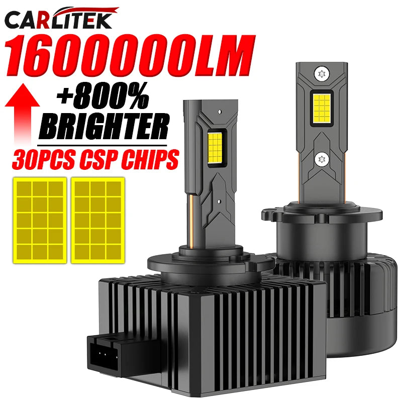 D1S/D2S/D3S/D4S/D5S/D8S LED Headlight Conversion Bulb – 6000K, CANBUS