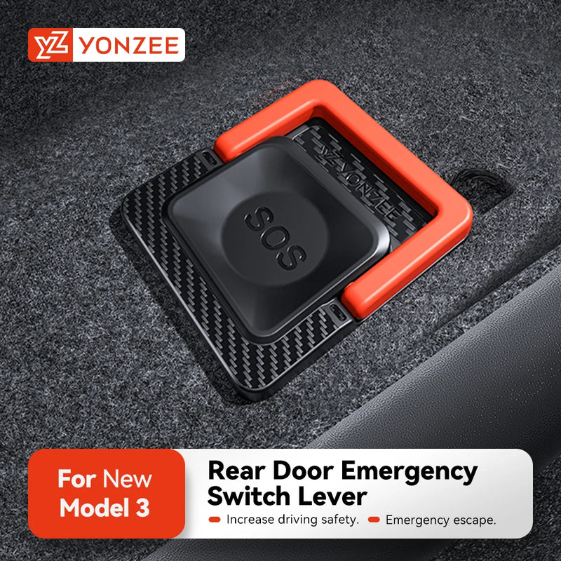 Emergency Rear Door Release Handle for Tesla Model 3/Y