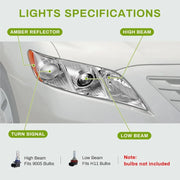 Projector Headlight Assembly Set for 2007–2009 Toyota Camry