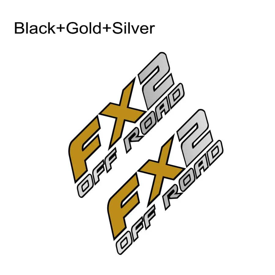 FX2 Off-Road Pickup Decal Pair – 40 × 12 cm