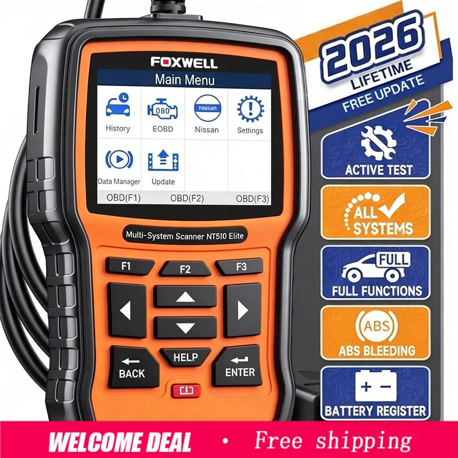 FOXWELL NT510 Elite Bidirectional OBD2 Scanner for Nissan