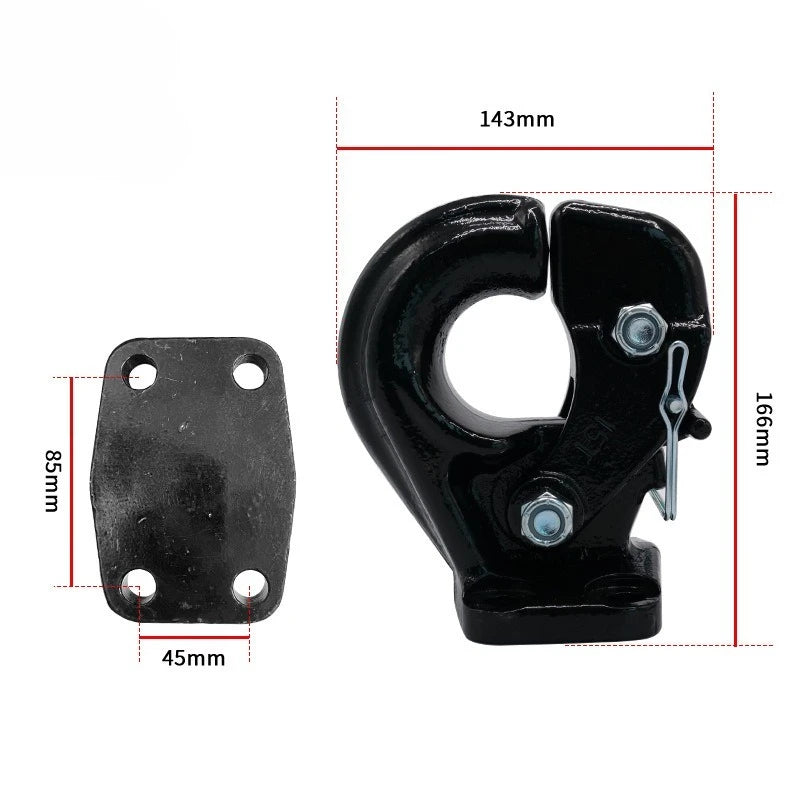 Universal 2-Inch Off-Road Recovery Tow Hook