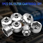 7-Piece Oil Filter Socket Set, 24-38mm, for Mercedes-Benz, BMW, VW and Audi