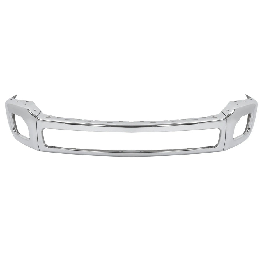 Chrome Front Bumper with Fog-Light Openings for Ford F-250/F-350 2011–2016