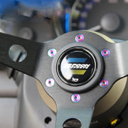 Spoon Sports-Style Steering Wheel Horn Button – Design Options