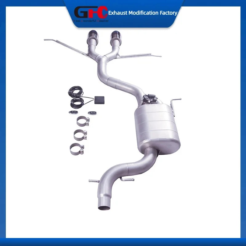 Catback Valvetronic Exhaust System for Golf 5 5gti, Golf 5r, Golf 6 6gti, Touran, Beetle, Scirocco Car