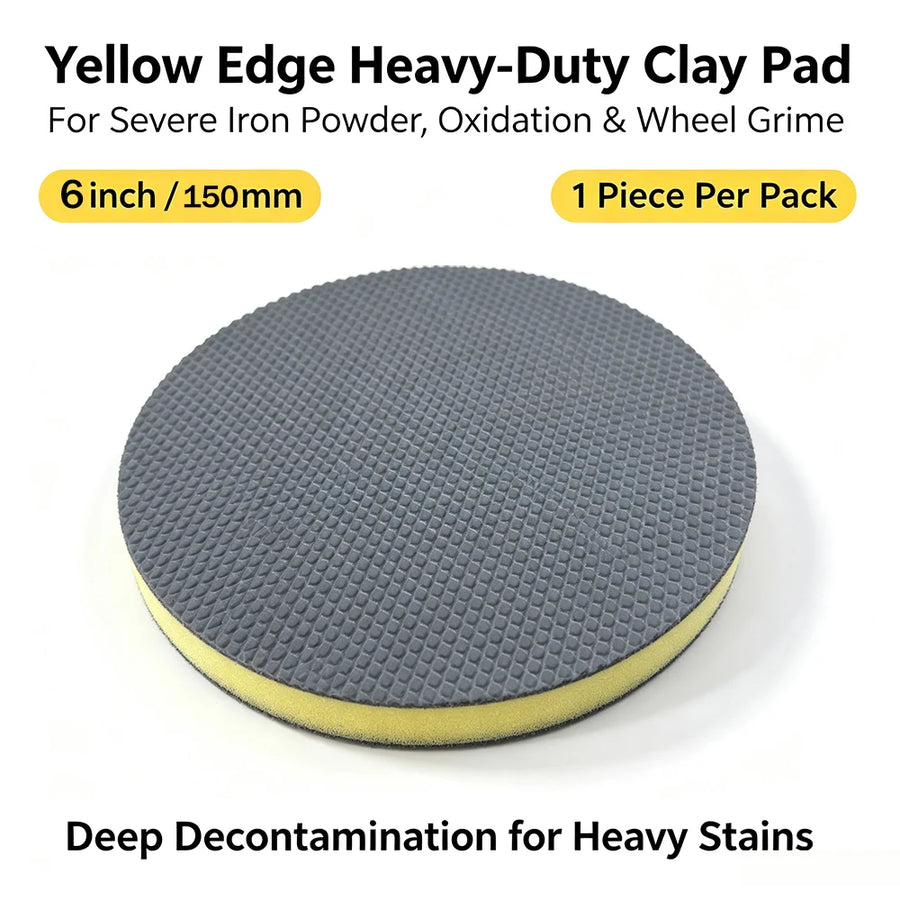 5- & 6-Inch Clay Disc Pads for Car Paint Decontamination